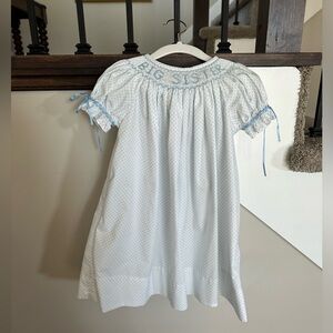 Classic Whimsy smocked “Big Sister” dress